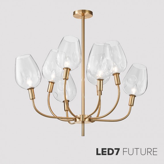 Loft Industry Modern - Button Chandelier